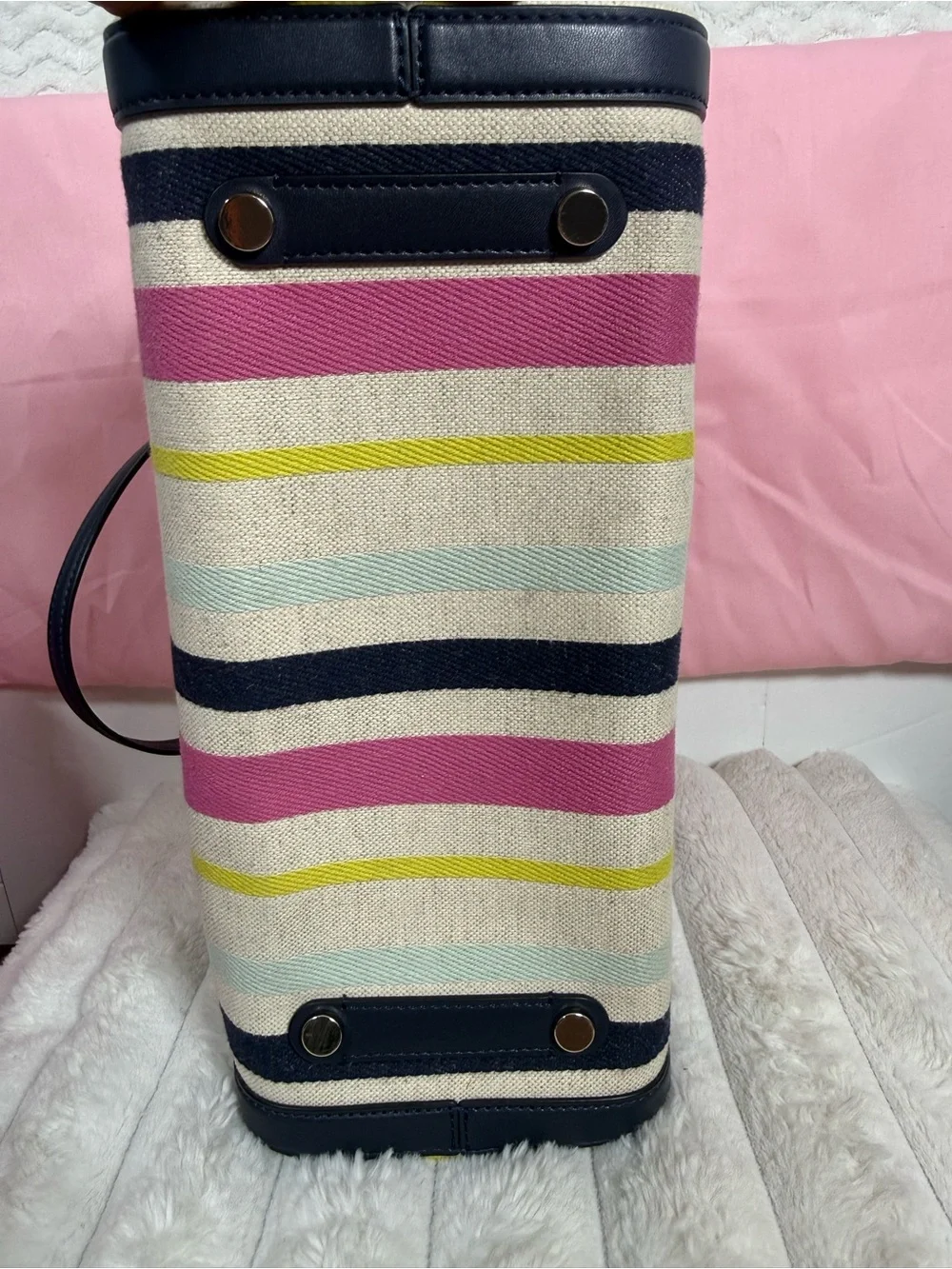 Kate Spade New York Market Breezy Stripe Medium Tote. So Gorgeous and Classic 🧡🤩